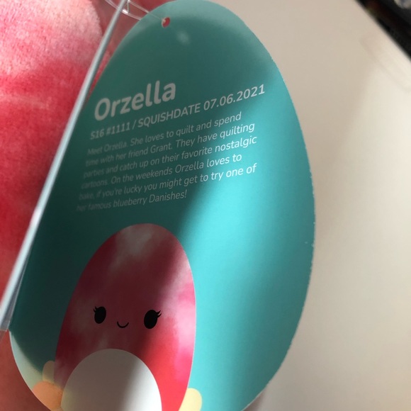 Squishmallows Orvella The Octopus Plush 16” - Picture 9 of 11